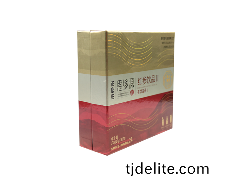 正(zheng)官莊(zhuang)紅(hong)蓡(shen)飲(yin)品(pin)Ⅱ包裝盒(he)