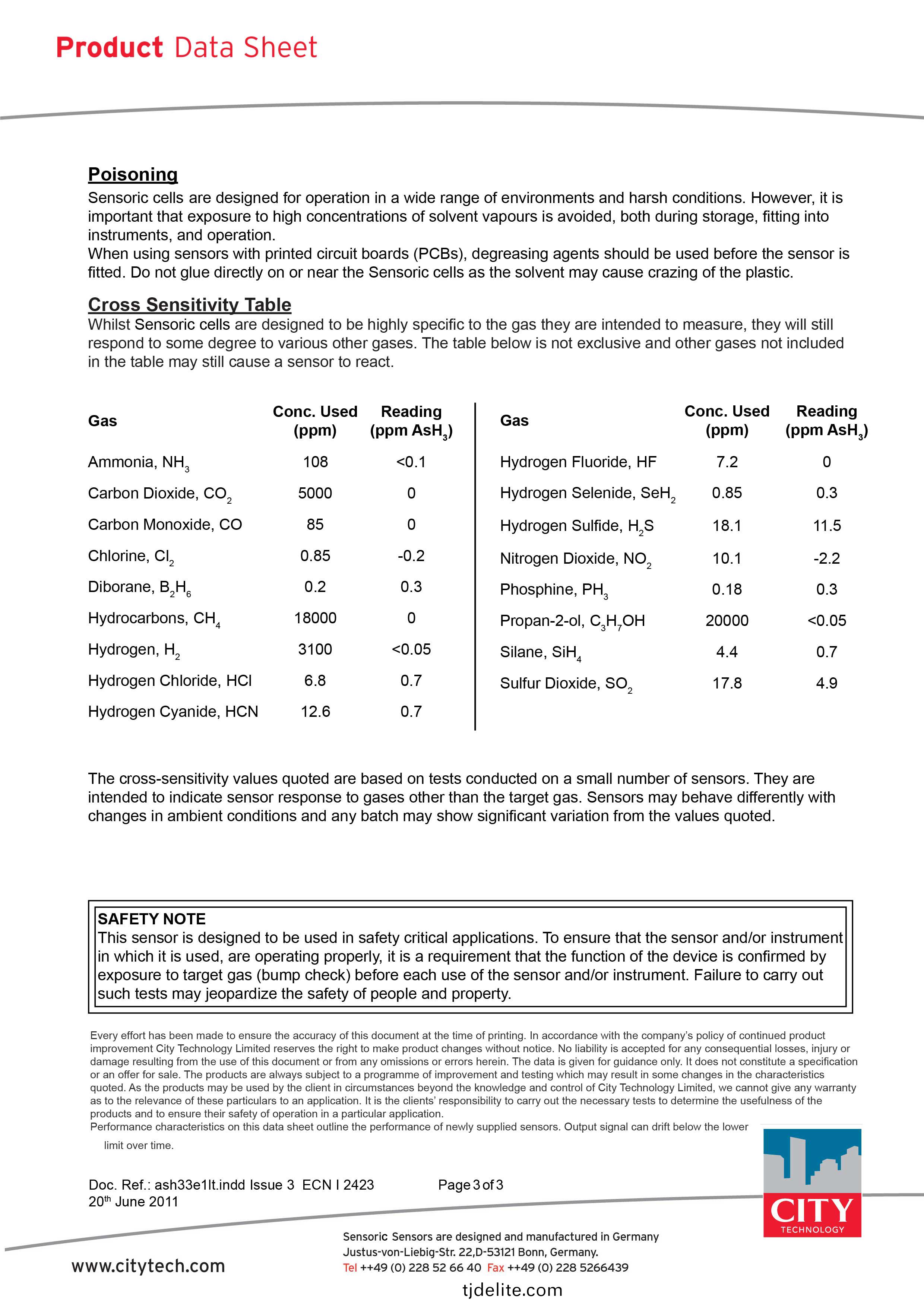 砷(shen)化氫ash33e1lt(ASH3)-3